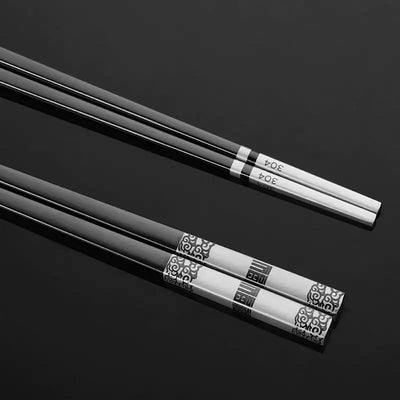 Stainless Steel Chopsticks Set